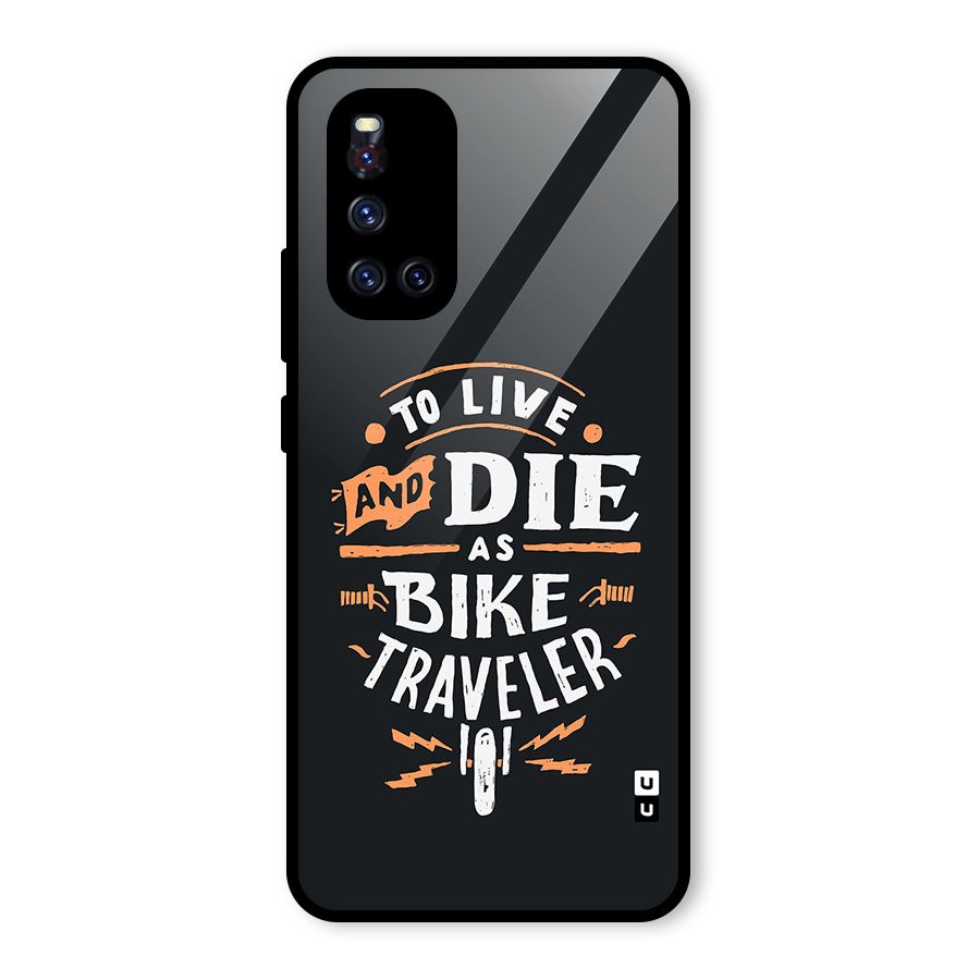 Bike Traveler Glass Back Case for Vivo V19