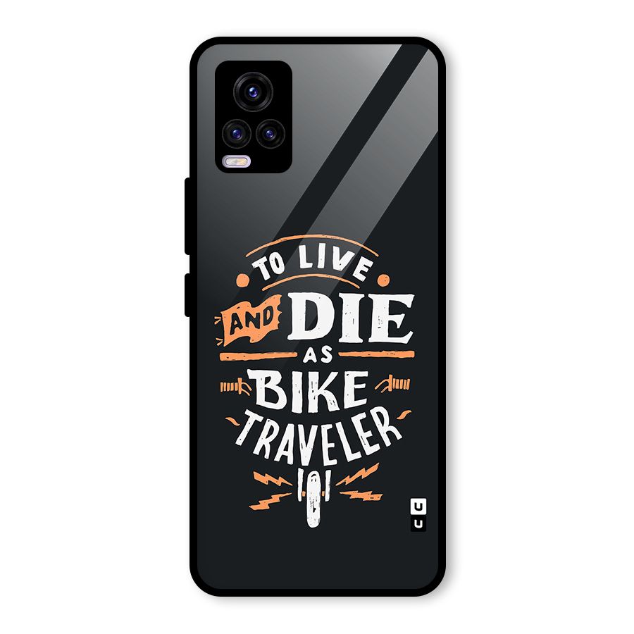 Bike Traveler Glass Back Case for Vivo V20 2021