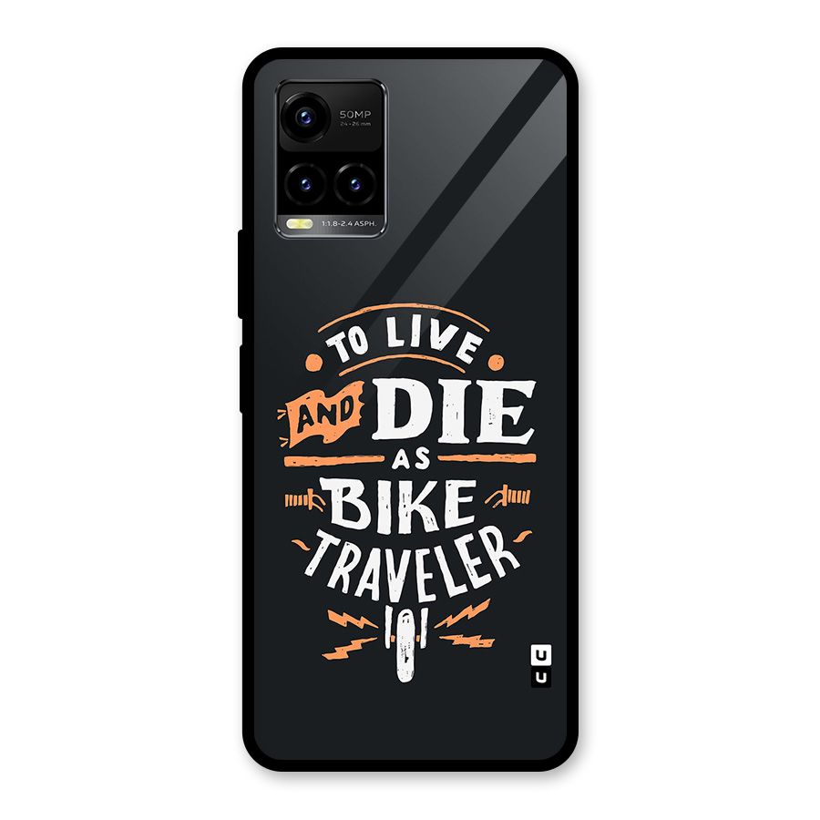 Bike Traveler Glass Back Case for Vivo Y21T