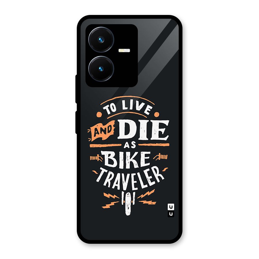Bike Traveler Glass Back Case for Vivo Y22