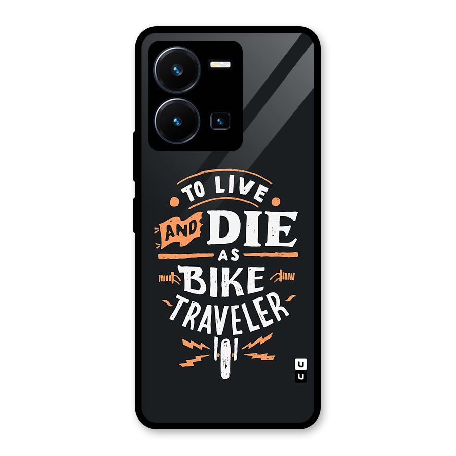 Bike Traveler Glass Back Case for Vivo Y35