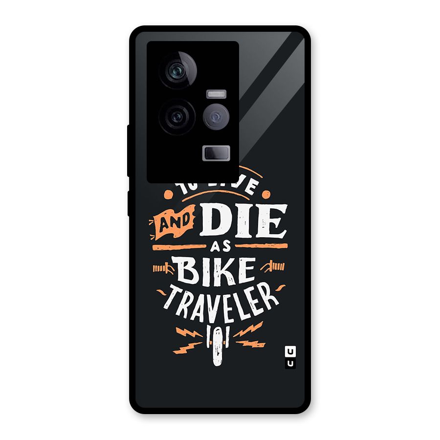 Bike Traveler Glass Back Case for Vivo iQOO 11 5G