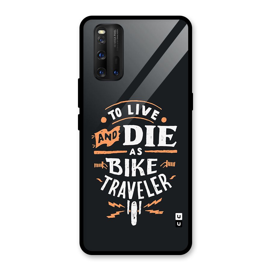 Bike Traveler Glass Back Case for Vivo iQOO 3