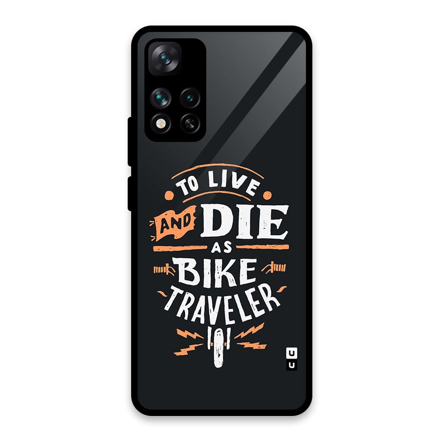 Bike Traveler Glass Back Case for Xiaomi 11i 5G