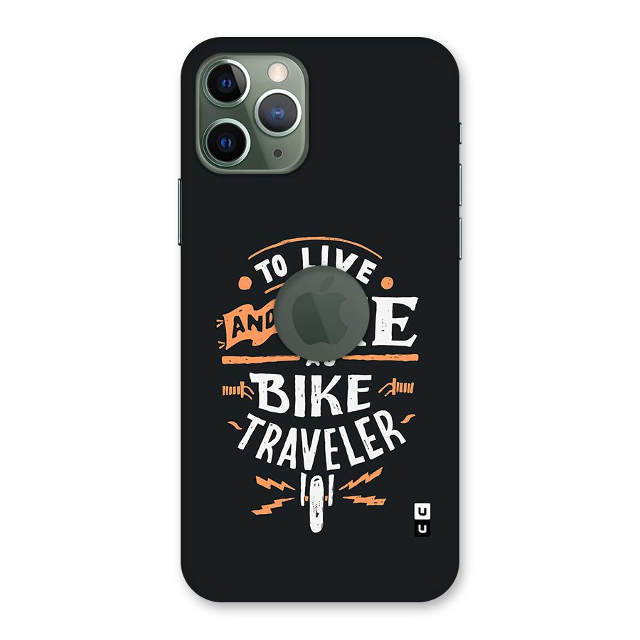 Bike Traveler Back Case for iPhone 11 Pro Logo Cut