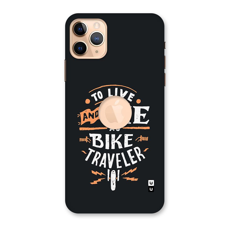 Bike Traveler Back Case for iPhone 11 Pro Max Logo Cut