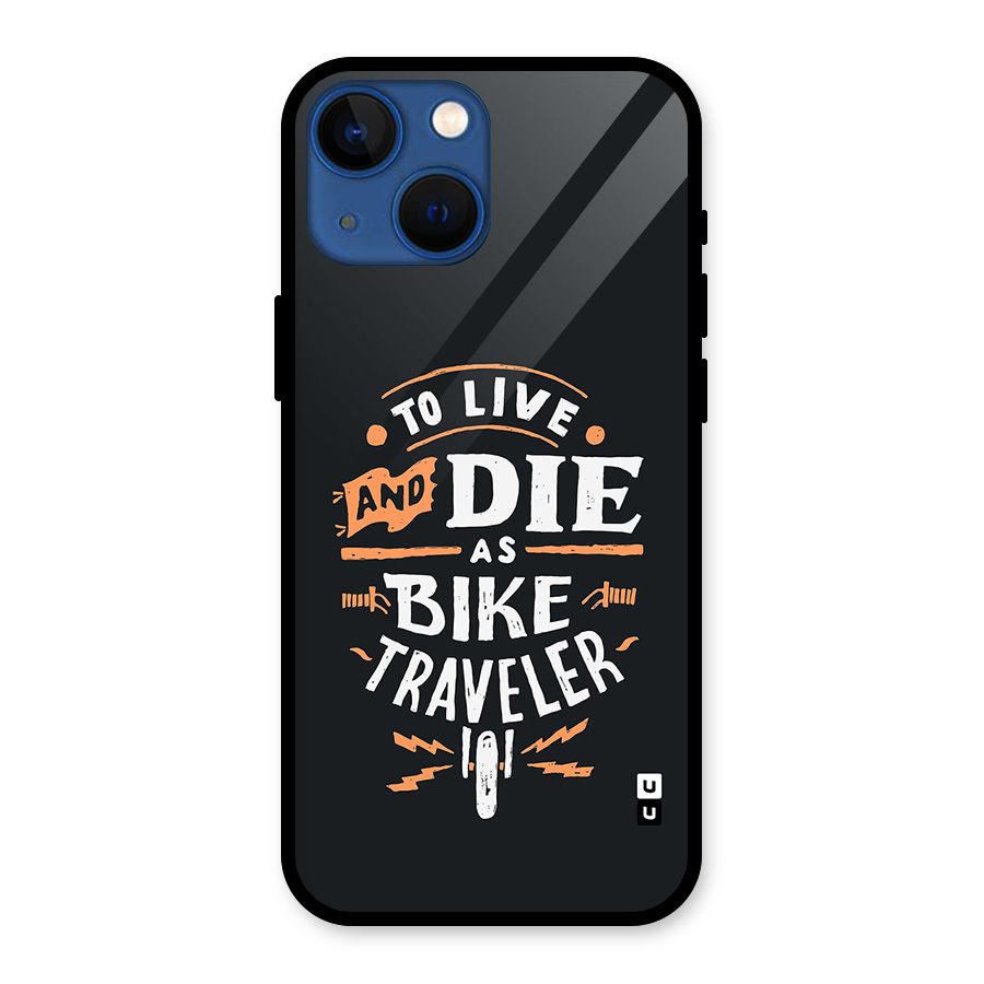 Bike Traveler Glass Back Case for iPhone 13 Mini