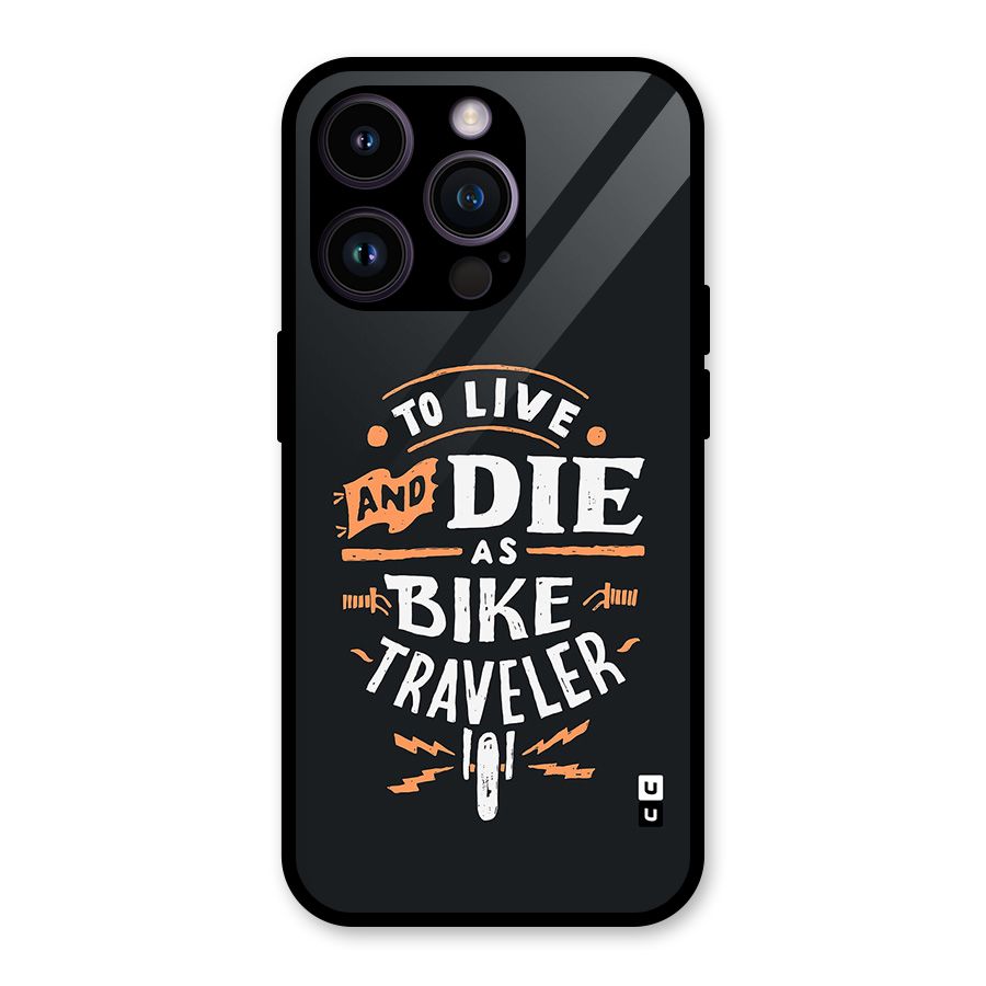 Bike Traveler Glass Back Case for iPhone 14 Pro