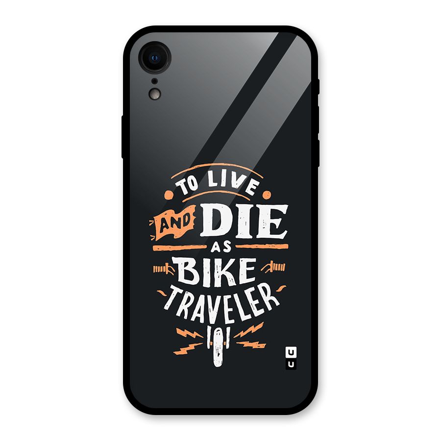Bike Traveler Glass Back Case for iPhone XR