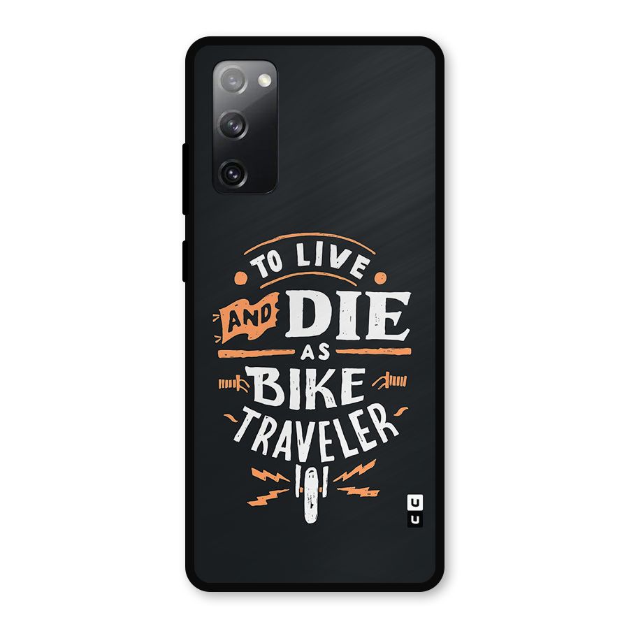 Bike Traveler Metal Back Case for Galaxy S20 FE 5G
