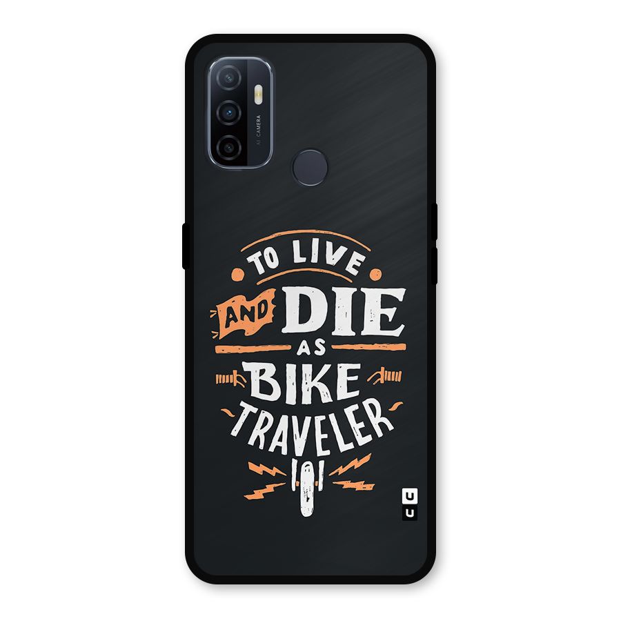 Bike Traveler Metal Back Case for Oppo A53