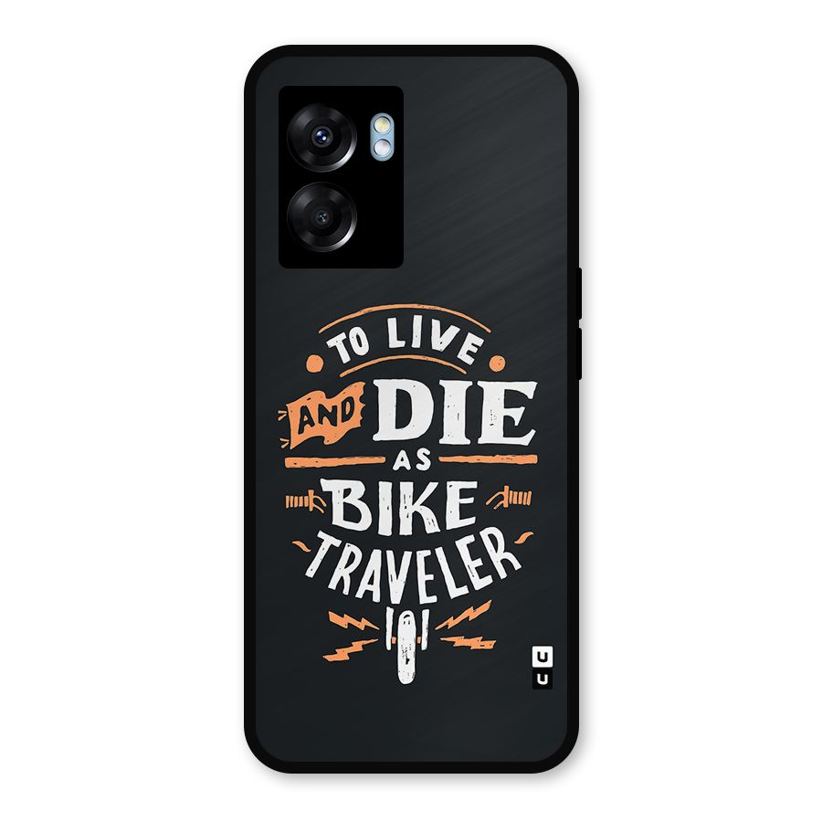 Bike Traveler Metal Back Case for Oppo K10 (5G)