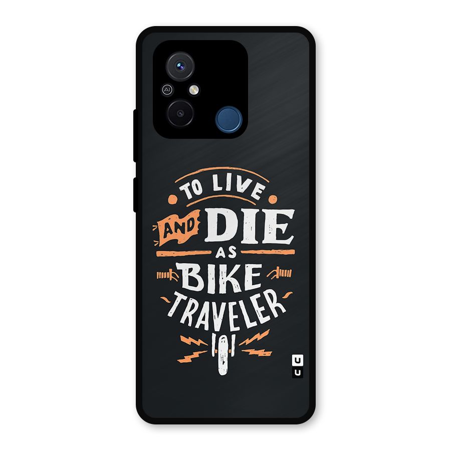 Bike Traveler Metal Back Case for Poco C55