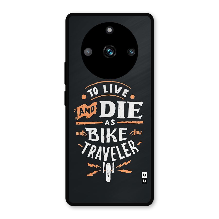 Bike Traveler Metal Back Case for Realme 11 Pro