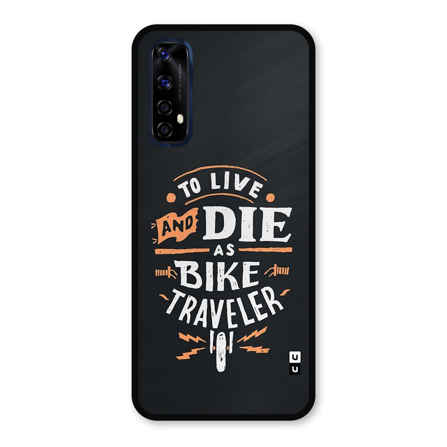 Bike Traveler Metal Back Case for Realme 7