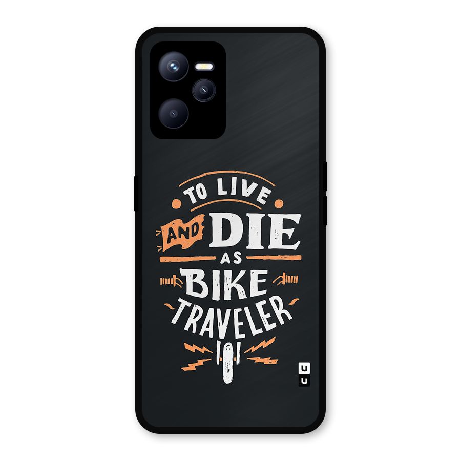 Bike Traveler Metal Back Case for Realme C35