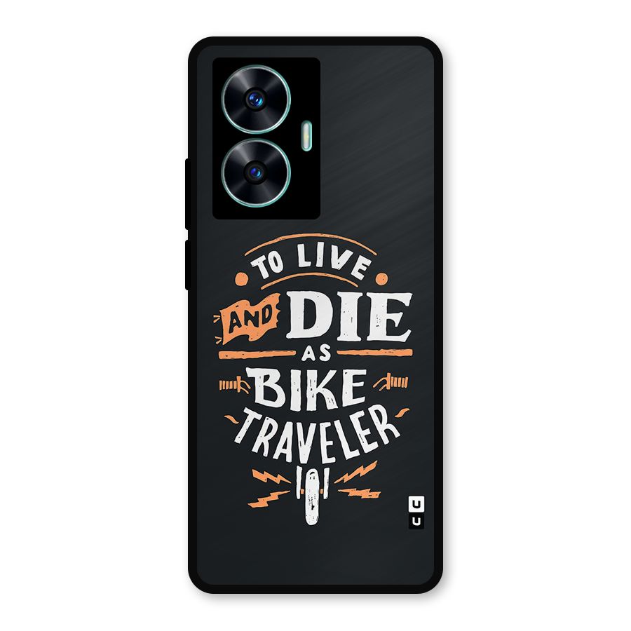 Bike Traveler Metal Back Case for Realme C55