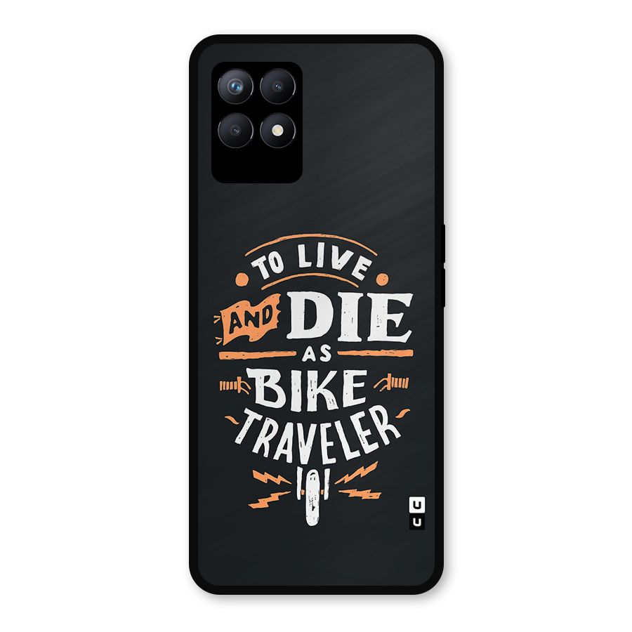 Bike Traveler Metal Back Case for Realme Narzo 50