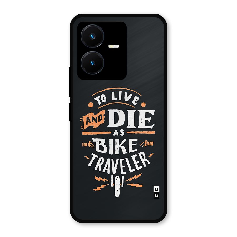 Bike Traveler Metal Back Case for Vivo Y22