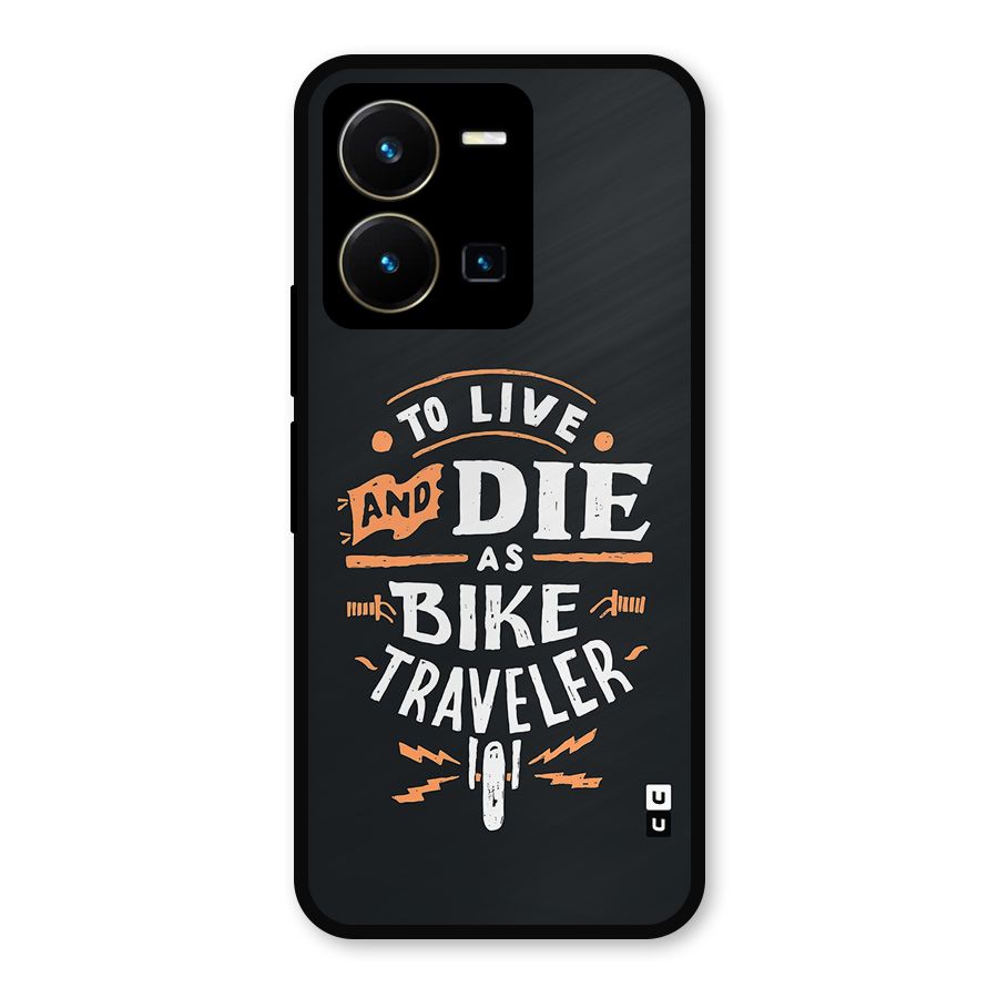 Bike Traveler Metal Back Case for Vivo Y35