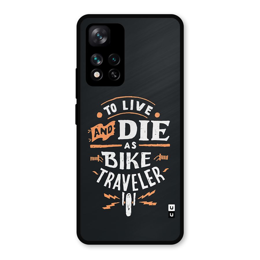 Bike Traveler Metal Back Case for Xiaomi 11i Hypercharge 5G