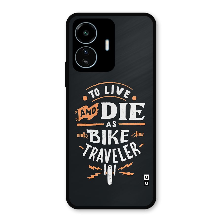 Bike Traveler Metal Back Case for vivo iQOO Z6 Lite 5G