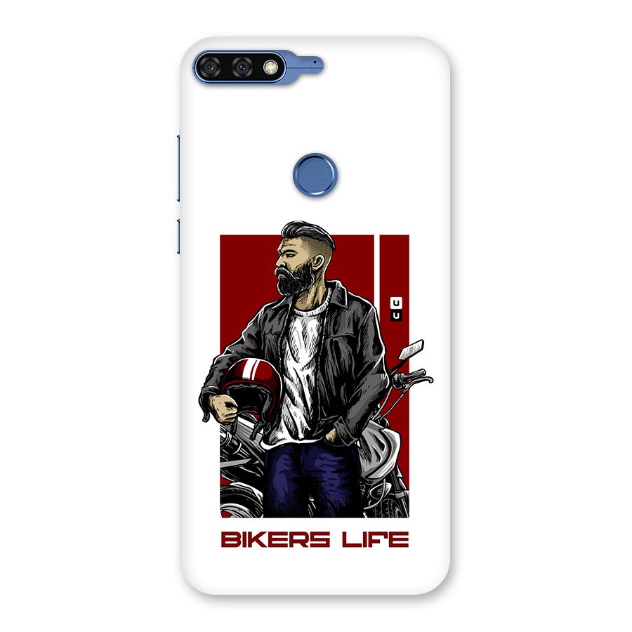 Biker Life Back Case for Honor 7C