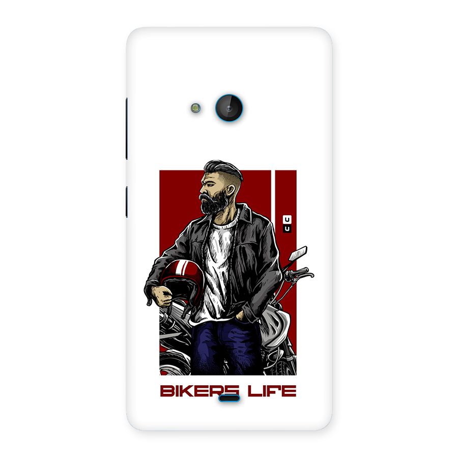 Biker Life Back Case for Lumia 540