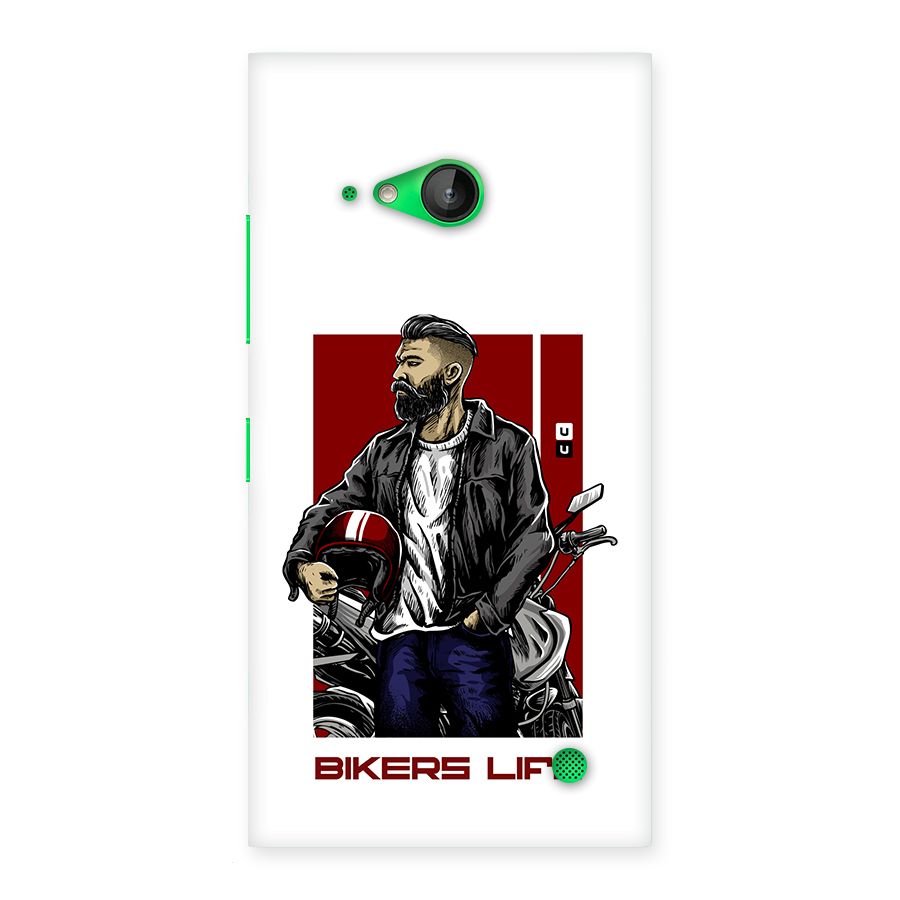 Biker Life Back Case for Lumia 730