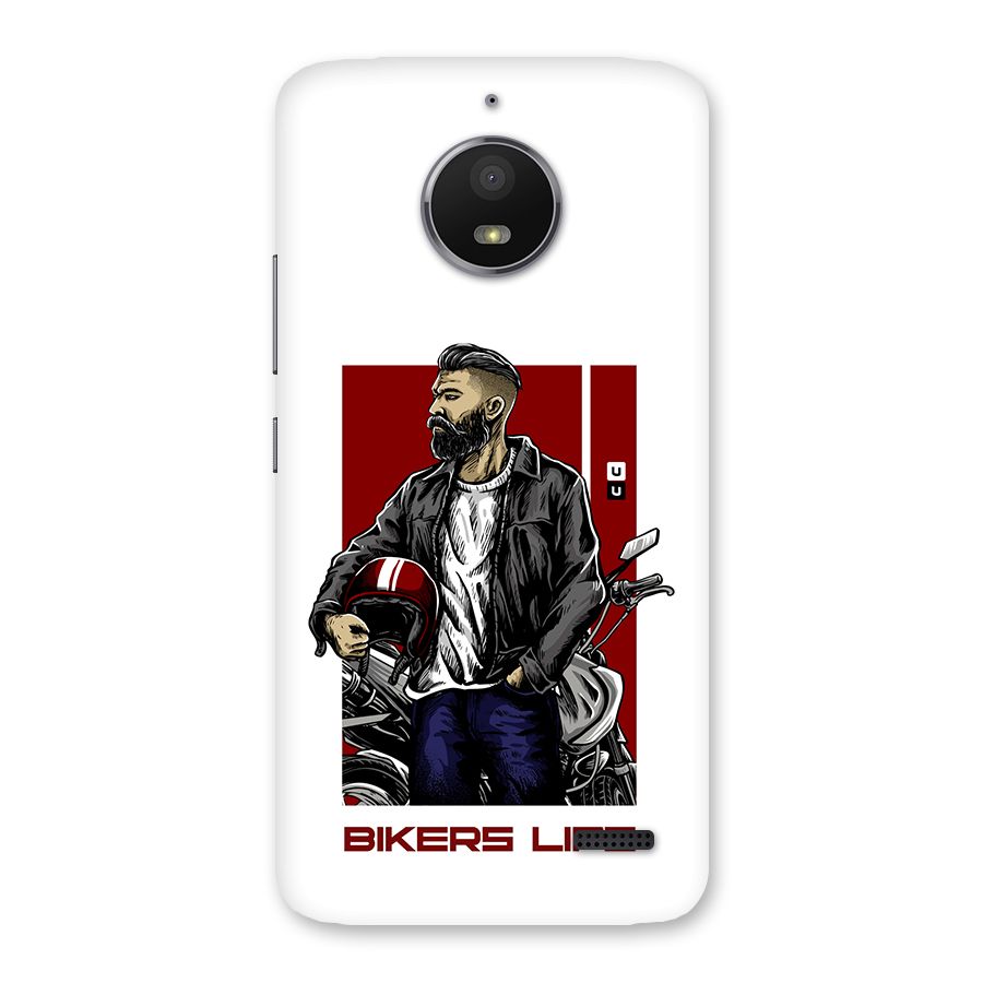 Biker Life Back Case for Moto E4