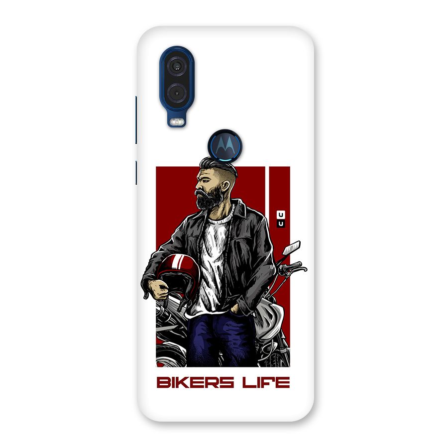 Biker Life Back Case for Motorola One Vision