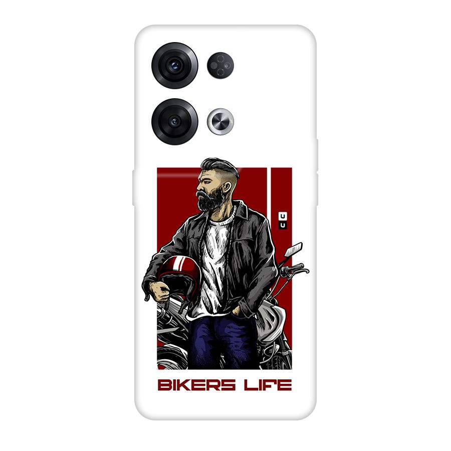 Biker Life Back Case for Oppo Reno8 Pro 5G