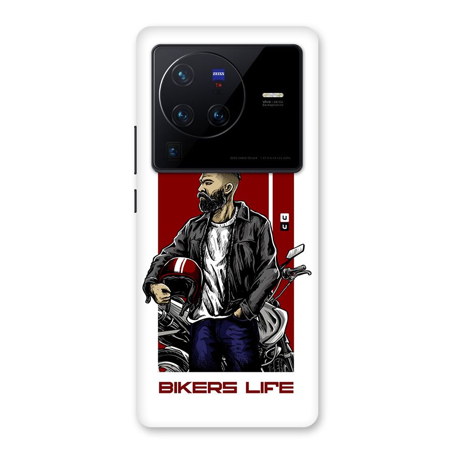 Biker Life Back Case for Vivo X80 Pro