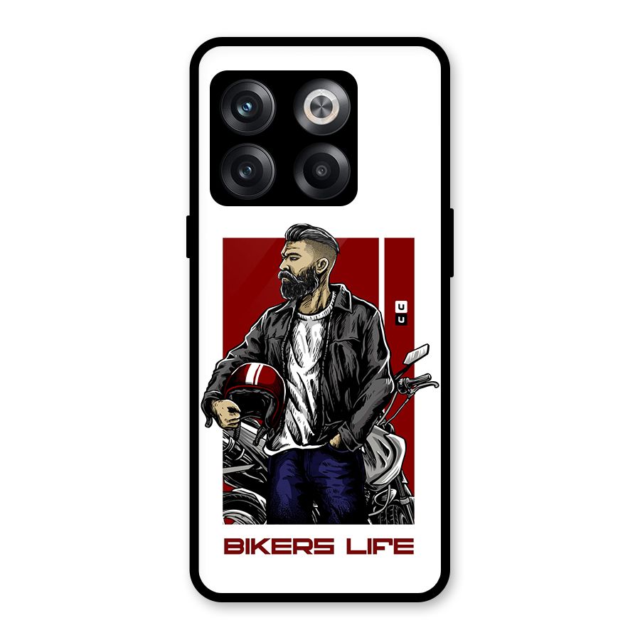 Biker Life Glass Back Case for OnePlus 10T