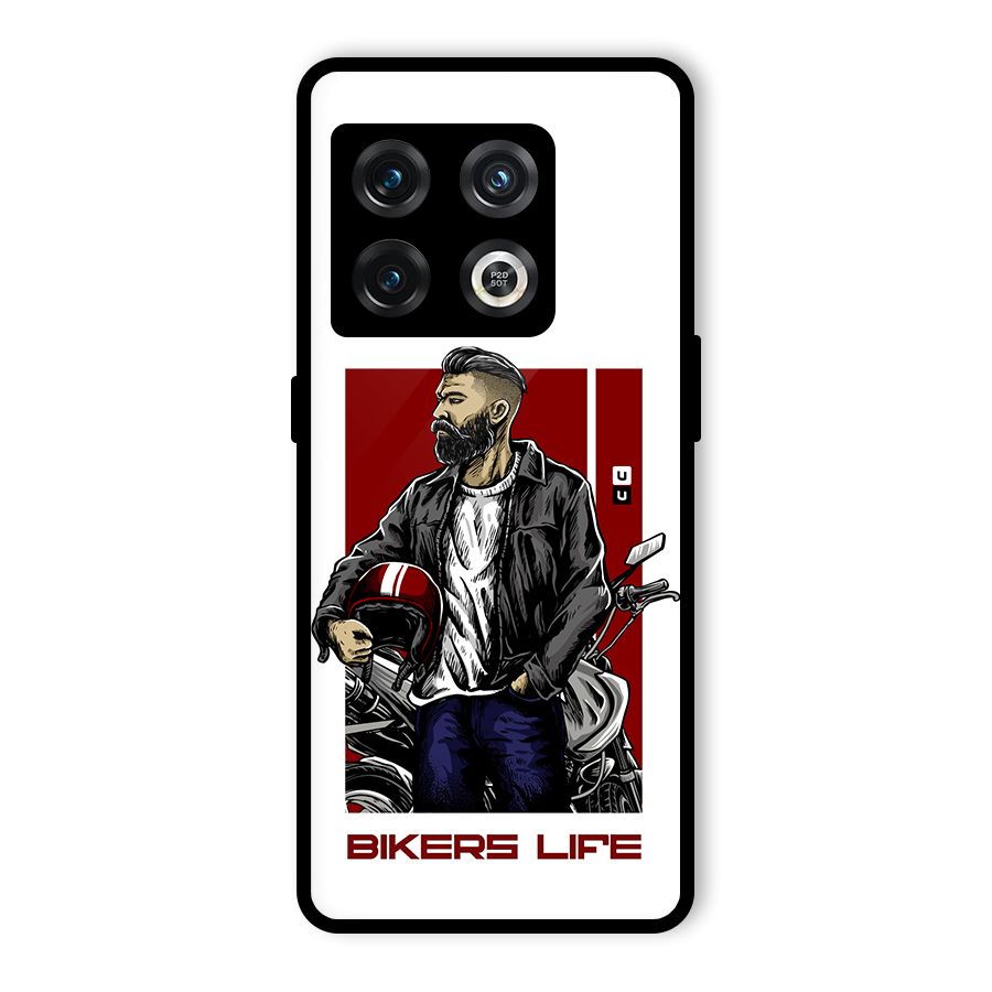 Biker Life Glass Back Case for OnePlus 10 Pro 5G
