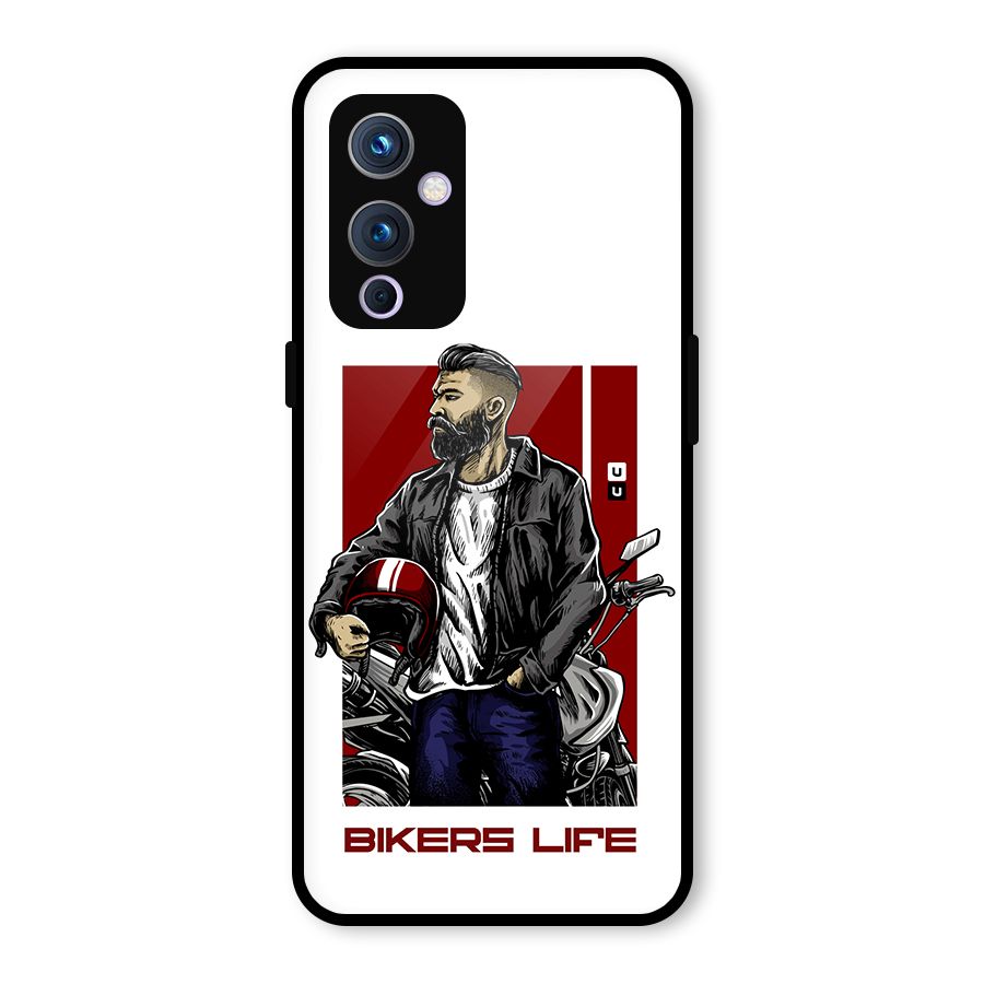 Biker Life Glass Back Case for OnePlus 9