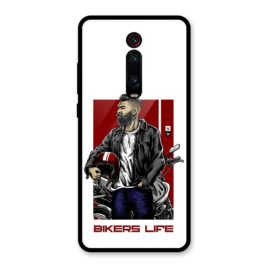 Biker Life Glass Back Case for Redmi K20