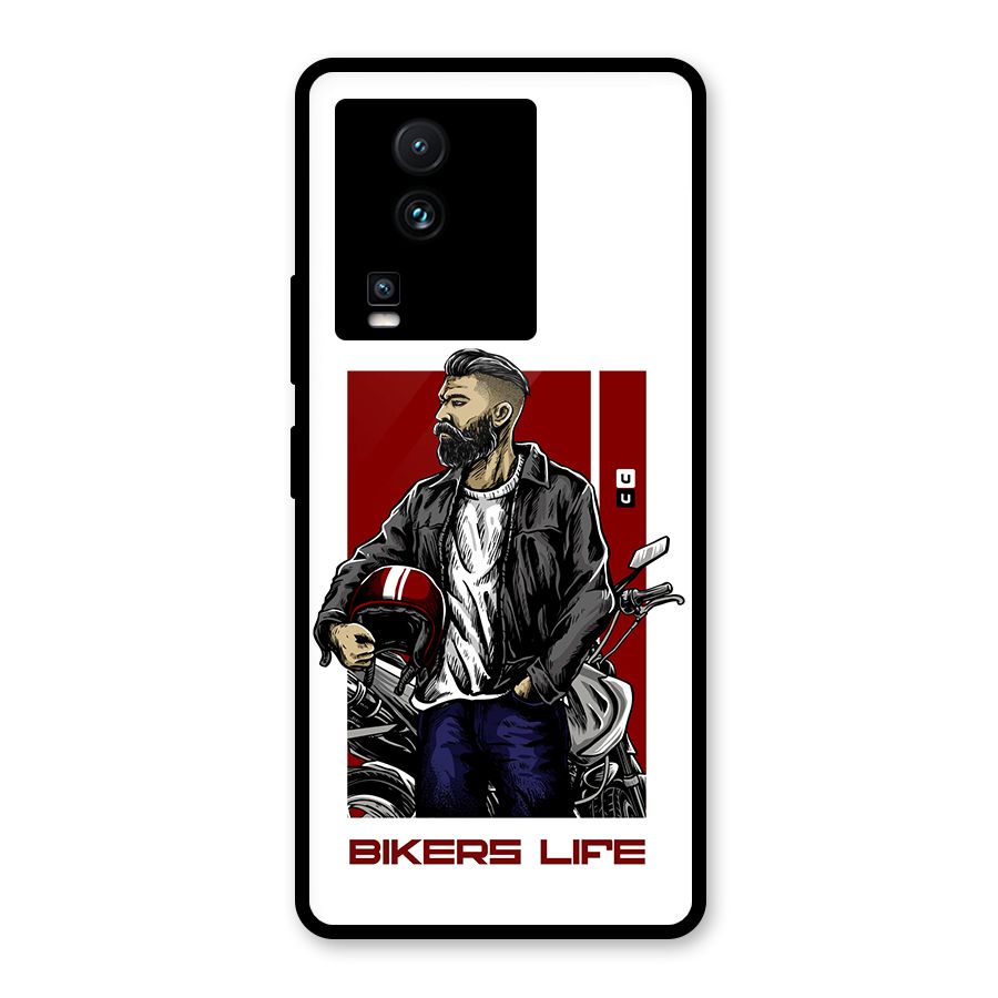 Biker Life Glass Back Case for Vivo iQOO Neo 7