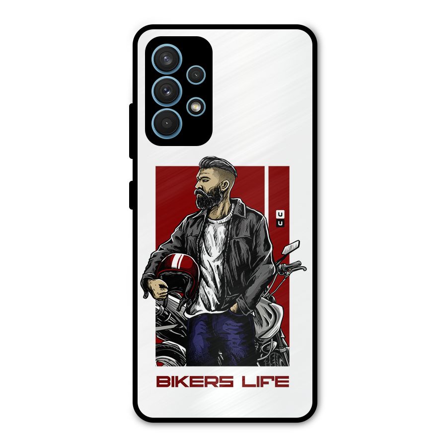 Biker Life Metal Back Case for Galaxy A32