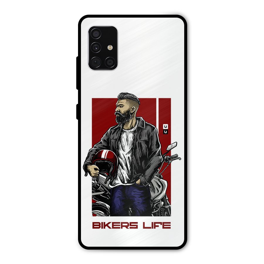 Biker Life Metal Back Case for Galaxy A51