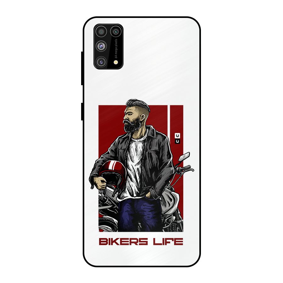 Biker Life Metal Back Case for Galaxy M31