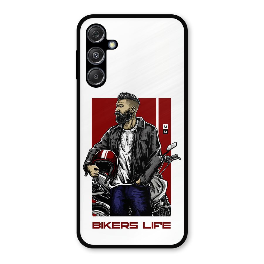 Biker Life Metal Back Case for Galaxy M34 5G