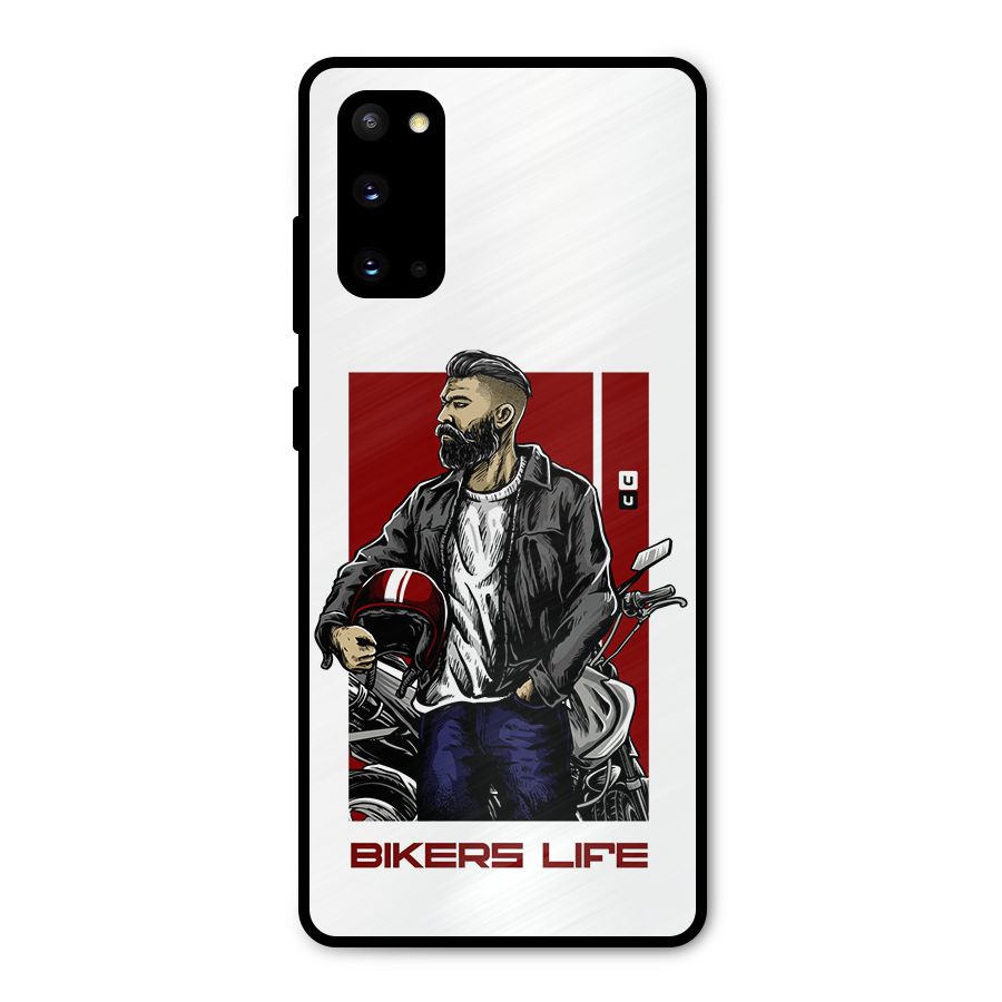 Biker Life Metal Back Case for Galaxy S20