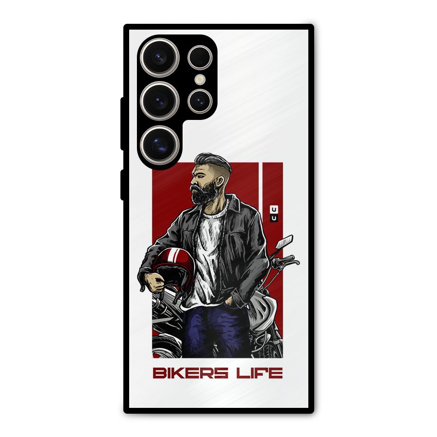 Biker Life Metal Back Case for Galaxy S24 Ultra