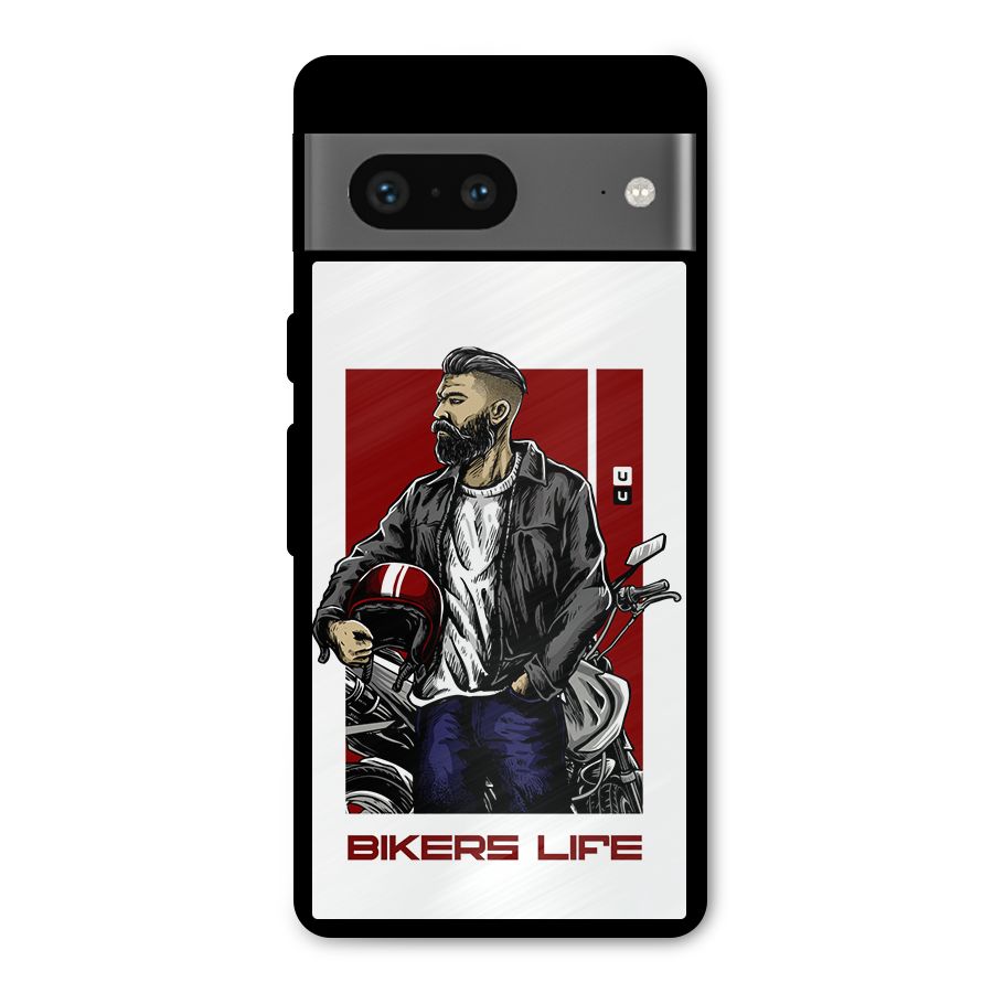 Biker Life Metal Back Case for Google Pixel 7