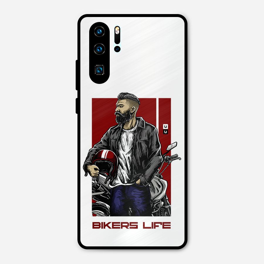 Biker Life Metal Back Case for Huawei P30 Pro
