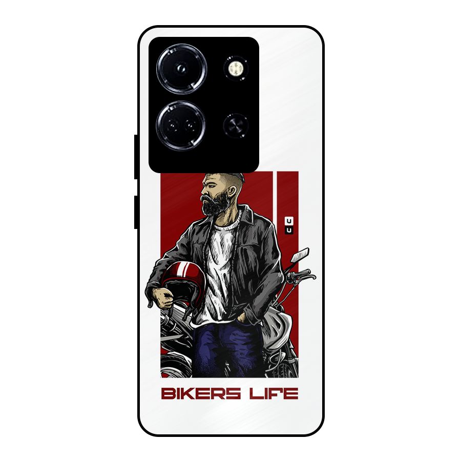 Biker Life Metal Back Case for Infinix Note 30 5G