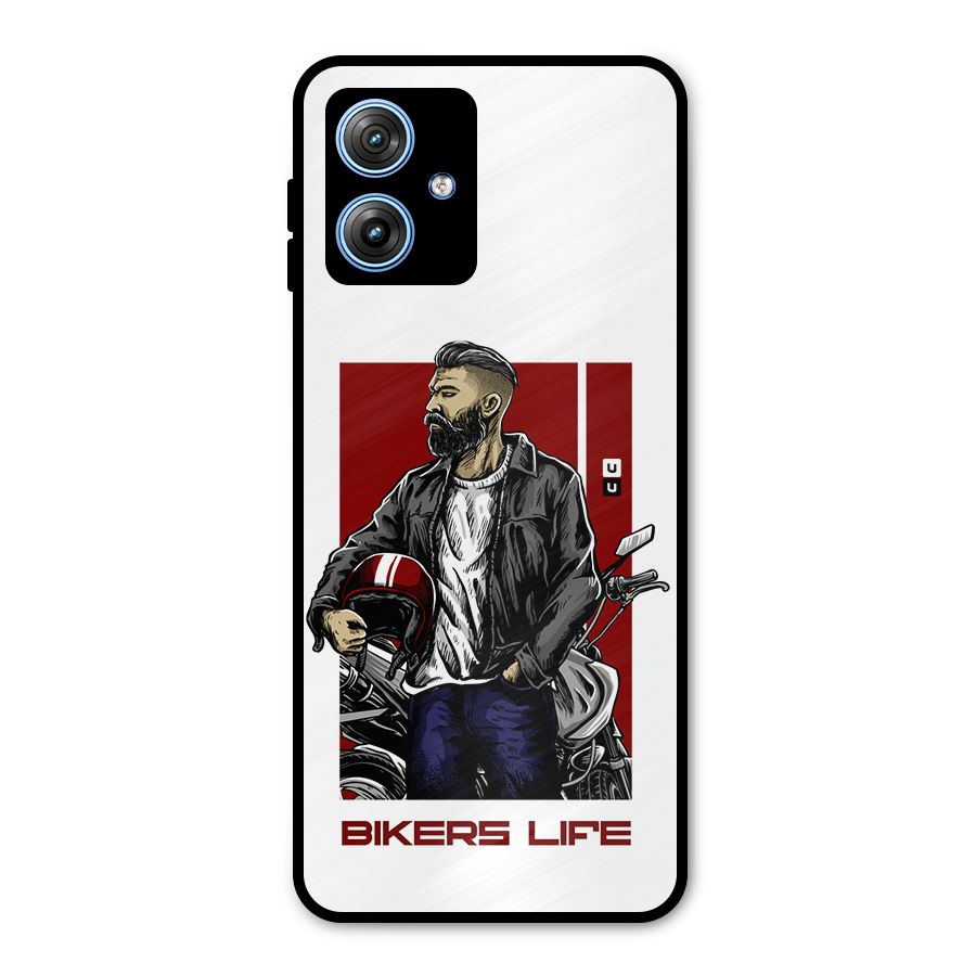 Biker Life Metal Back Case for Moto G54