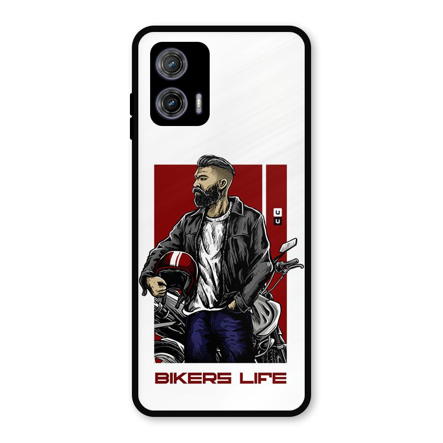 Biker Life Metal Back Case for Moto G73