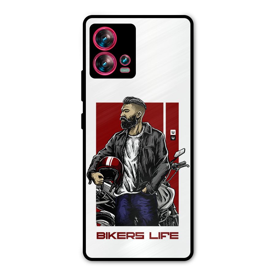 Biker Life Metal Back Case for Motorola Edge 30 Fusion